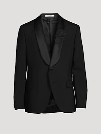Mohair And Wool Smoking Jacket
