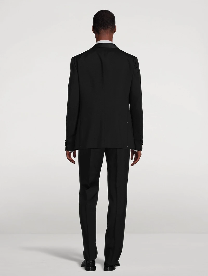 Mohair And Wool Smoking Jacket