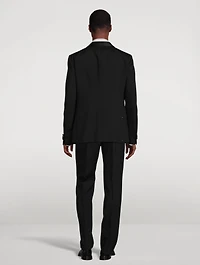 Mohair And Wool Smoking Jacket