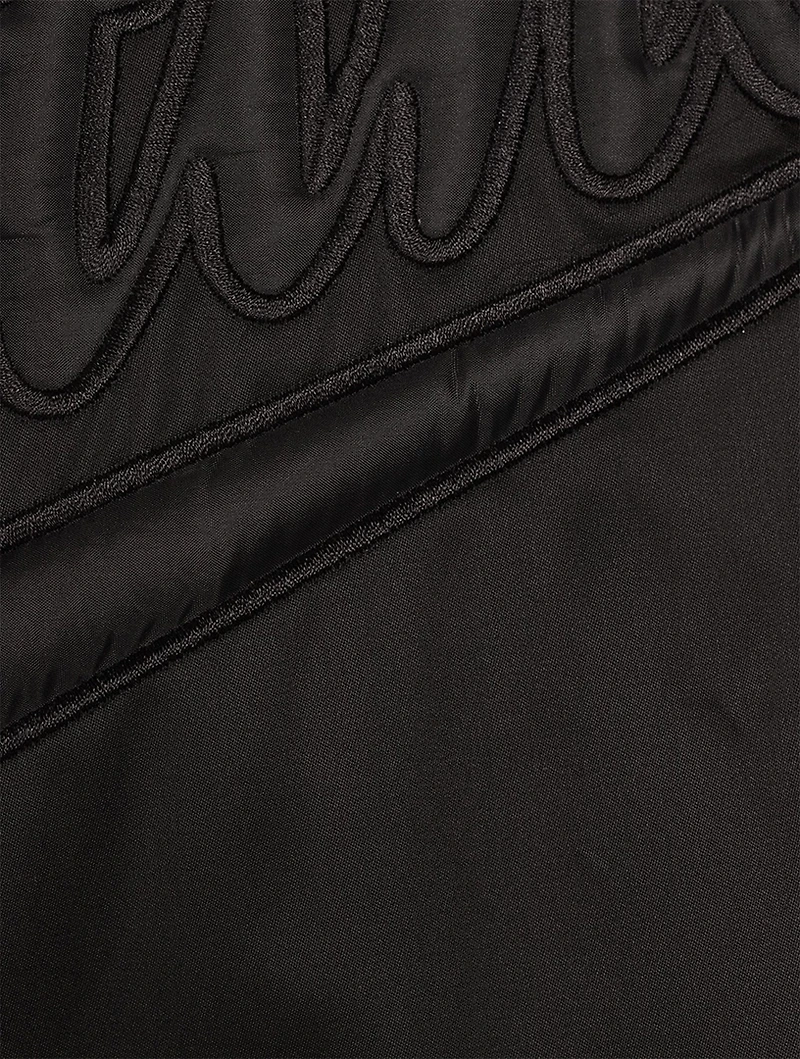 Cotton Varsity Jacket With Logo