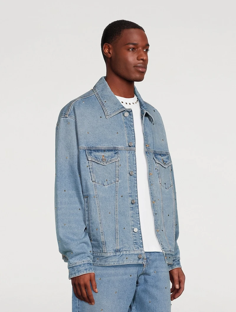 Rockstud Denim Jacket