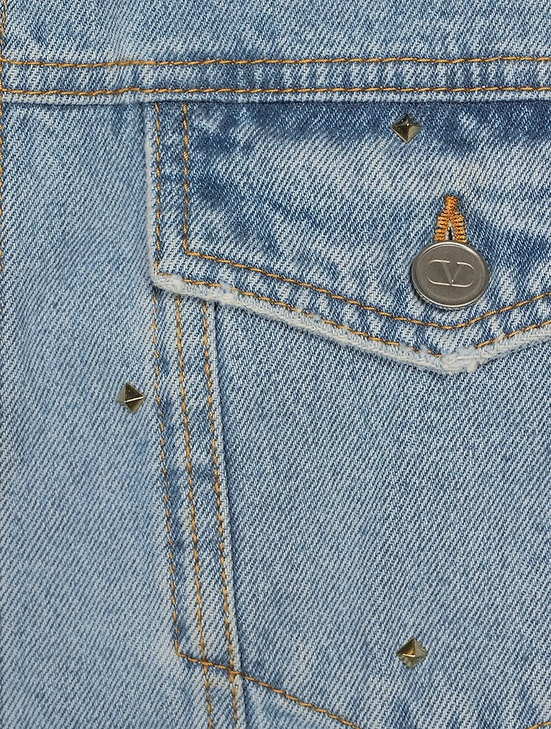 Rockstud Denim Jacket