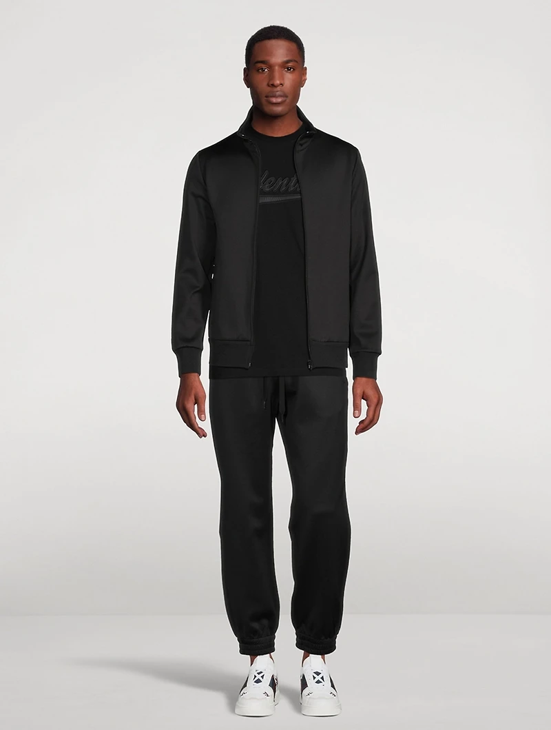 Zip Sweatshirt With Untitled Studs