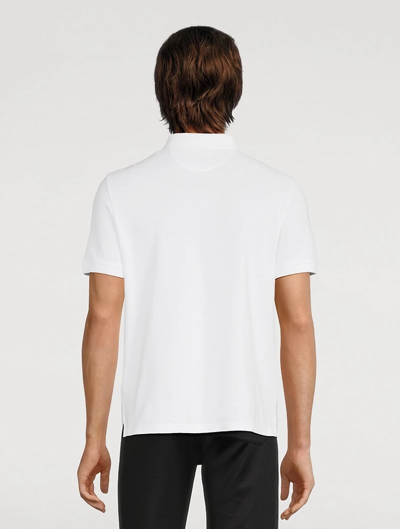 VLOGO Cotton Piqué Polo Shirt