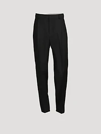 Wool And Silk Pants