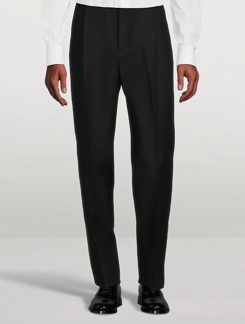 Wool And Silk Pants
