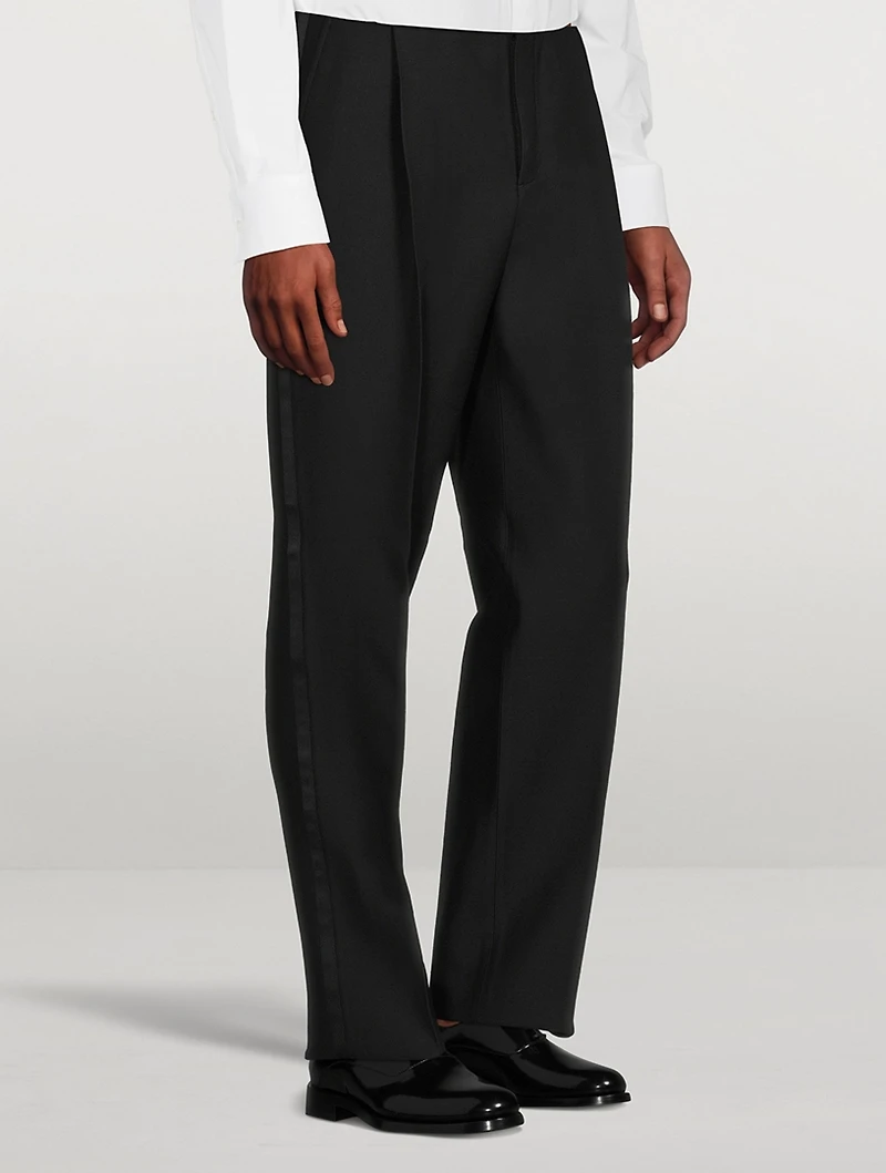 Wool And Silk Pants