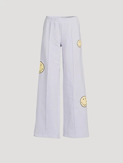 Smiley® Vibes Wide-Leg Joggers