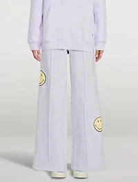 Smiley® Vibes Wide-Leg Joggers