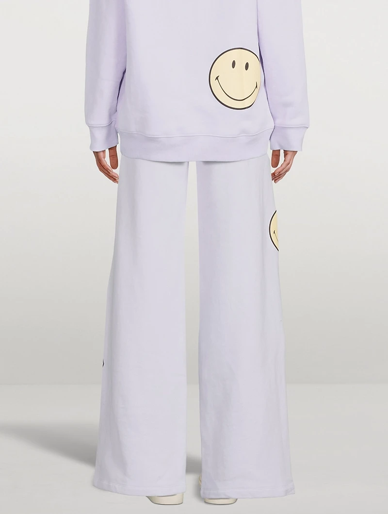 Smiley® Vibes Wide-Leg Joggers