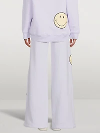 Smiley® Vibes Wide-Leg Joggers