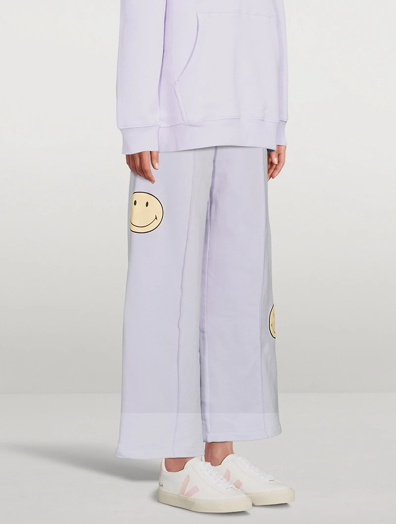 Smiley® Vibes Wide-Leg Joggers