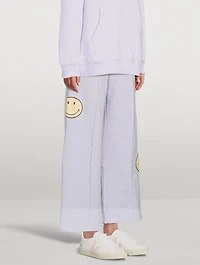 Smiley® Vibes Wide-Leg Joggers