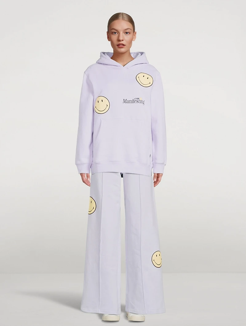 Smiley® Vibes Wide-Leg Joggers