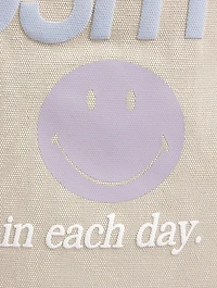 Smiley® Something Positive Canvas Tote Bag
