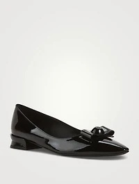 Vara Bow Patent Leather Ballet Flats