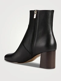 Otello Gancini Leather Ankle Boots