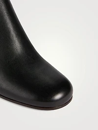 Otello Gancini Leather Ankle Boots