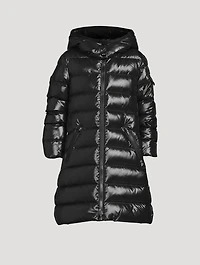 Moka Long Down Jacket With Hood