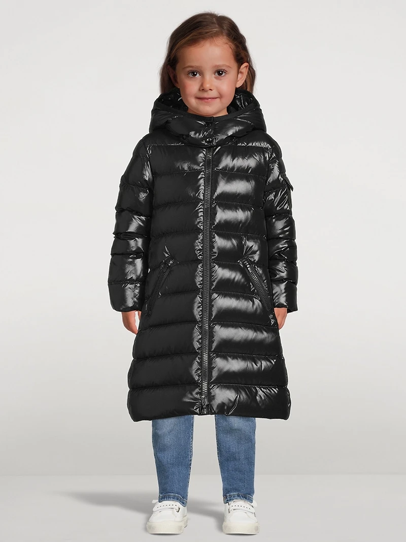 Moka Long Down Jacket With Hood