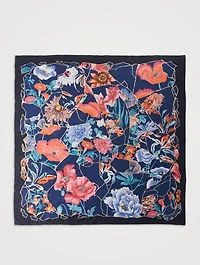 Silk Scarf In Kintsugi Print
