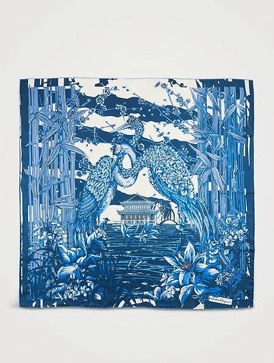 Aironi Print Silk Scarf