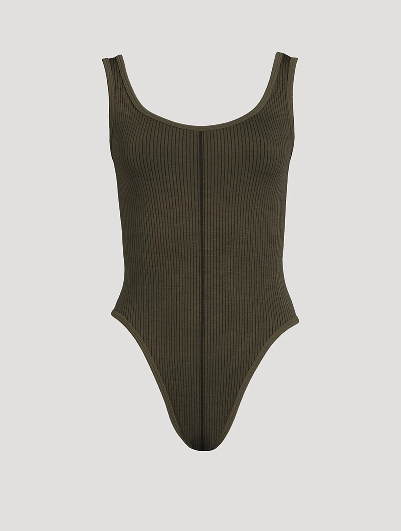Ribbed Bodysuit