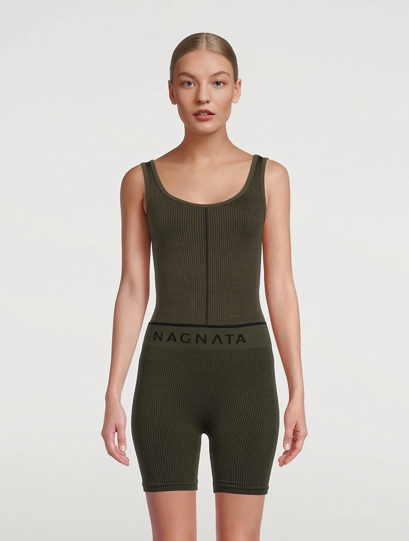 Ribbed Bodysuit