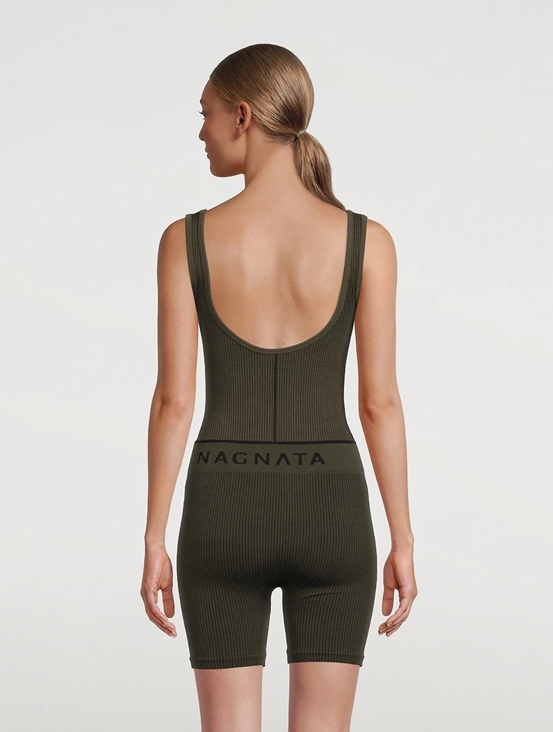 Ribbed Bodysuit