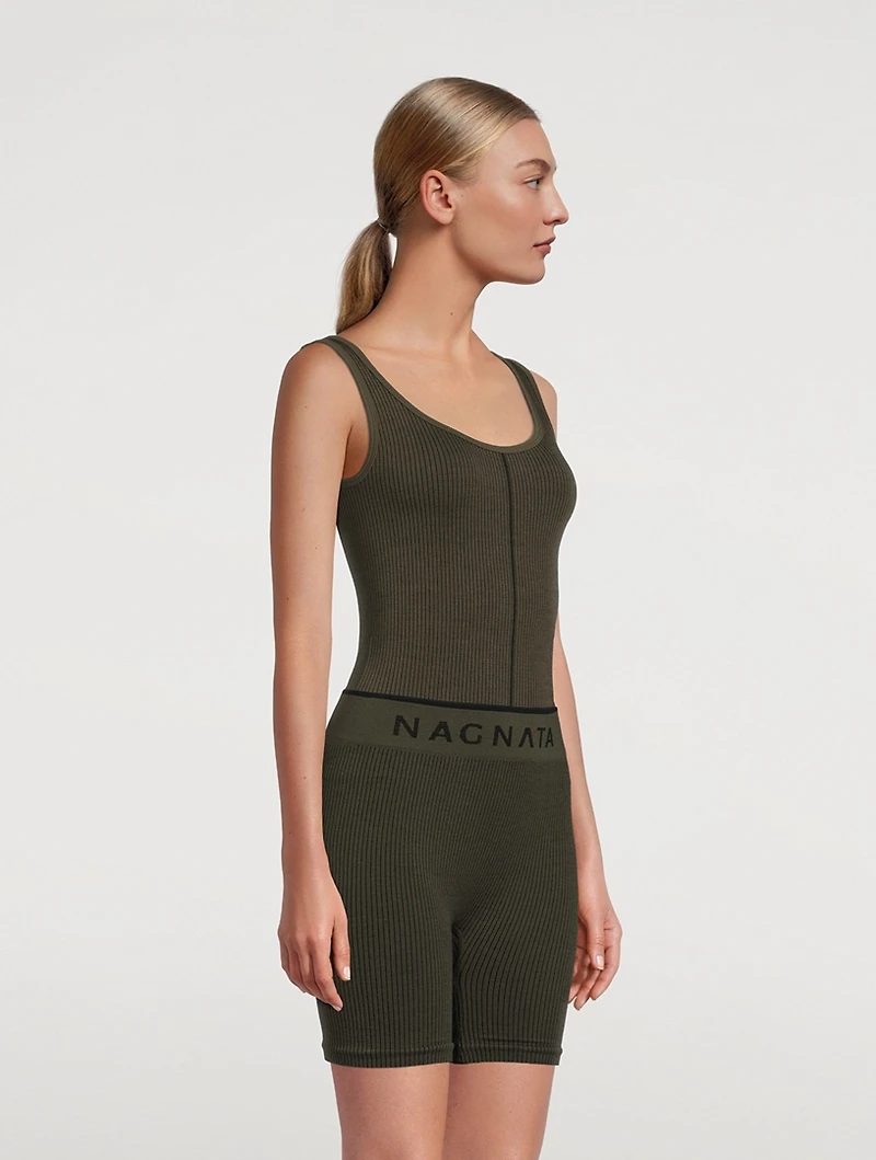 Ribbed Bodysuit