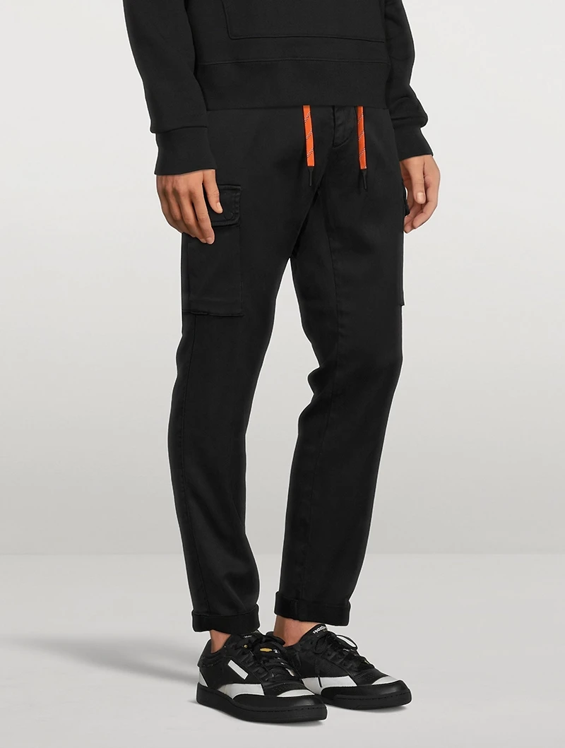 Drawstring Cargo Pants