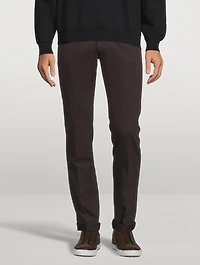 Basketweave Chino Pants