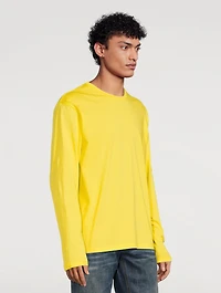Cotton Long-Sleeve T-Shirt With Logo