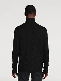 Wool And Nylon Chunky Sweater