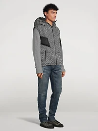 Nylon Quilted Vest Maxi Monogram Print