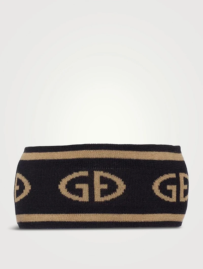 Tiara Wool Headband With Logo