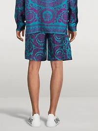 Barocco Silk Shorts