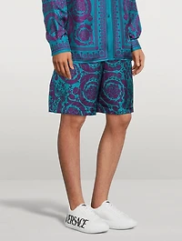 Barocco Silk Shorts