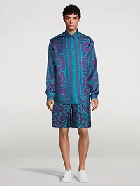 Barocco Silk Shorts