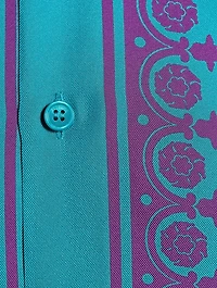 Barocco Silhouette Silk Shirt