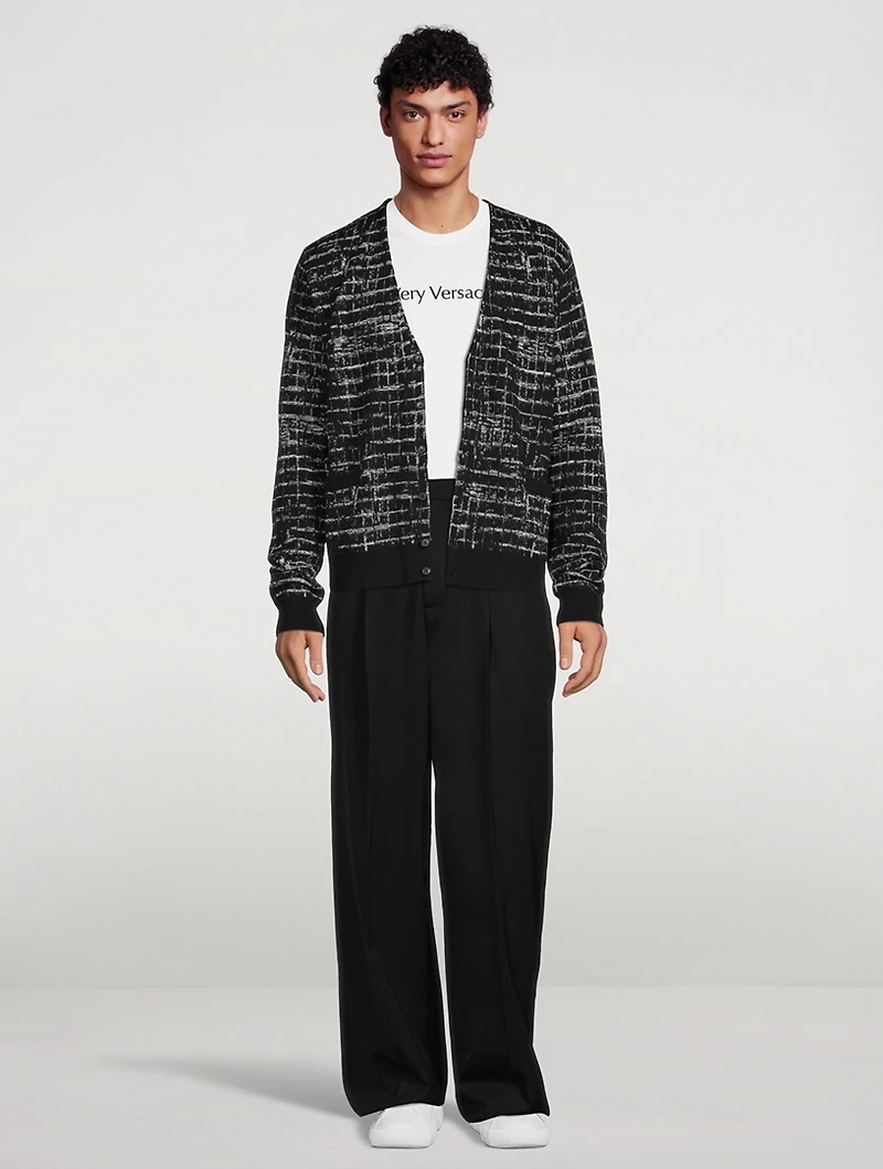 Wool Wide-Leg Pants