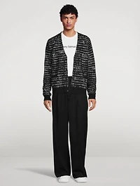 Wool Wide-Leg Pants