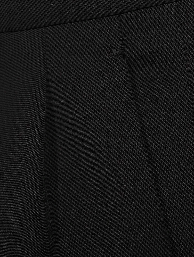 Wool Wide-Leg Pants