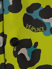 Cotton Shirt Daisy Leopard Print