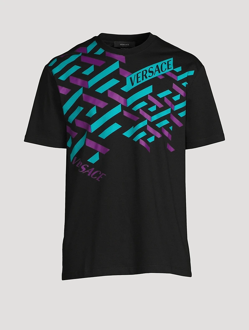 Greca Cotton T-Shirt