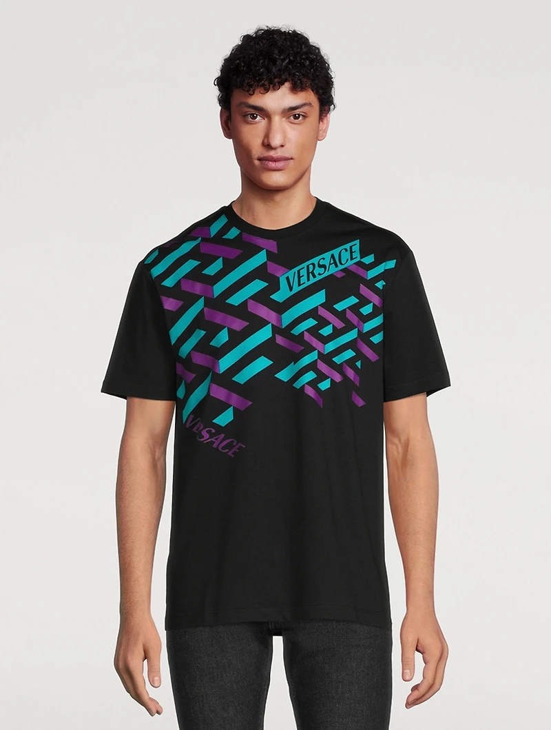 Greca Cotton T-Shirt