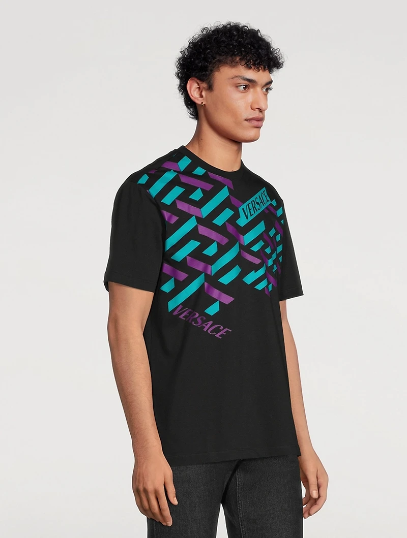 Greca Cotton T-Shirt