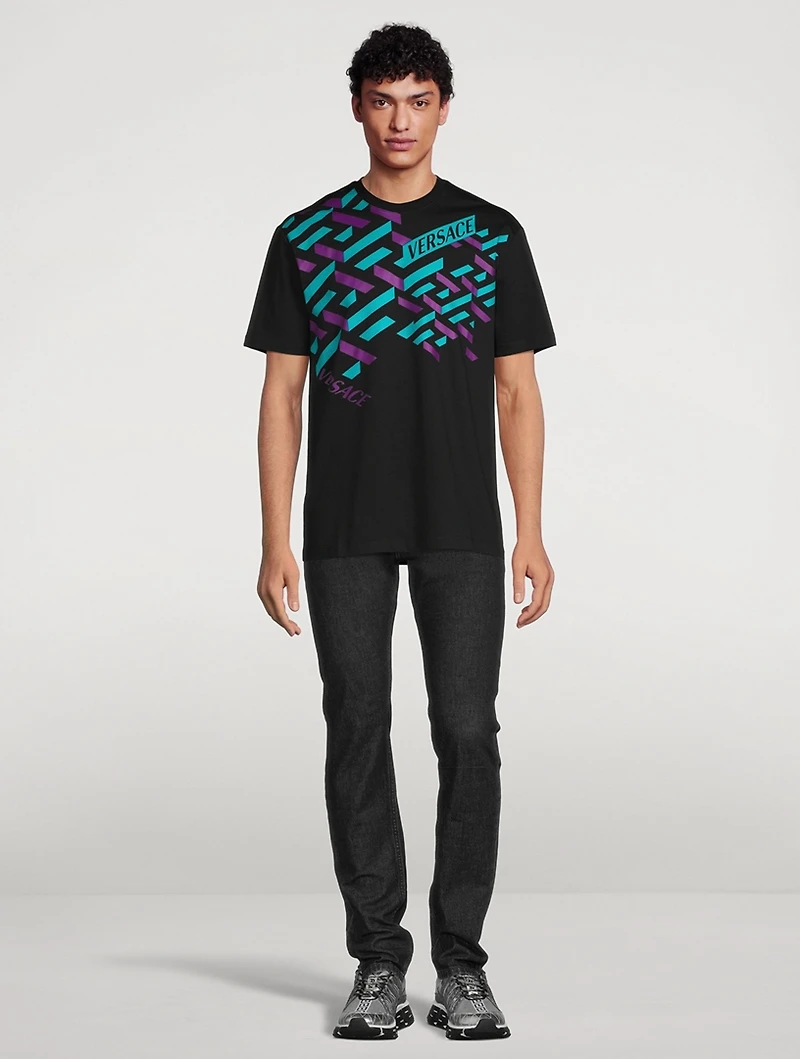 Greca Cotton T-Shirt