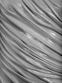 Diana One-Shoulder Lamé Dress