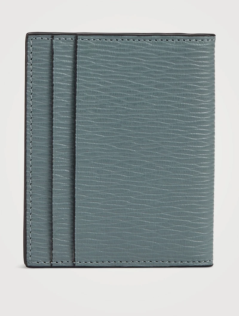Gancini Leather Card Case